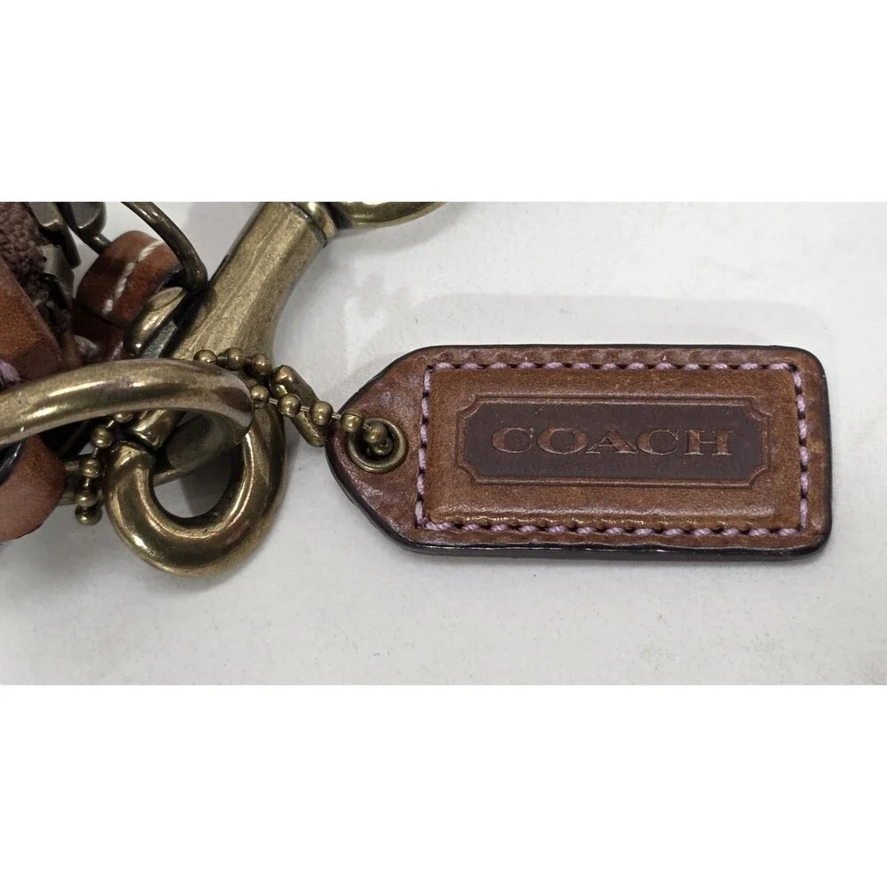 Coach Vintage Y2K Patchwork Crossbody Canvas Leather Bag Boho Indie Festival - Picture 15 of 16